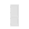Trimlite 32" x 96" x 1-3/8" Primed 2-Panel Interior Shaker 7-1/4" RH Prehung Door with Matte Black Hinges 2880pri8402RH10B714 - alternate 1